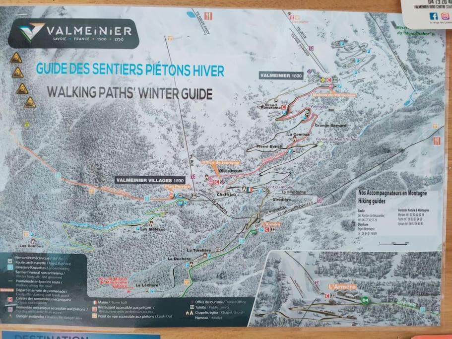 Appartamento Superbe T2, à 100 mètres des pistes, piscine d'été Valmeinier Esterno foto